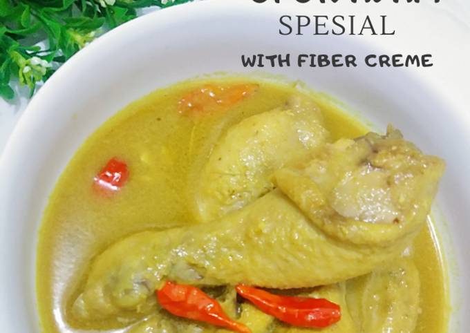 Resep Opor Ayam Spesial with Fiber creme Yang Bikin Ngiler