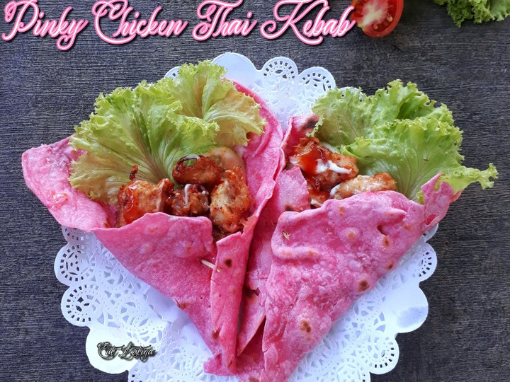 Cara Gampang Menyiapkan Pinky Chicken Thai Kebab yang Enak Banget