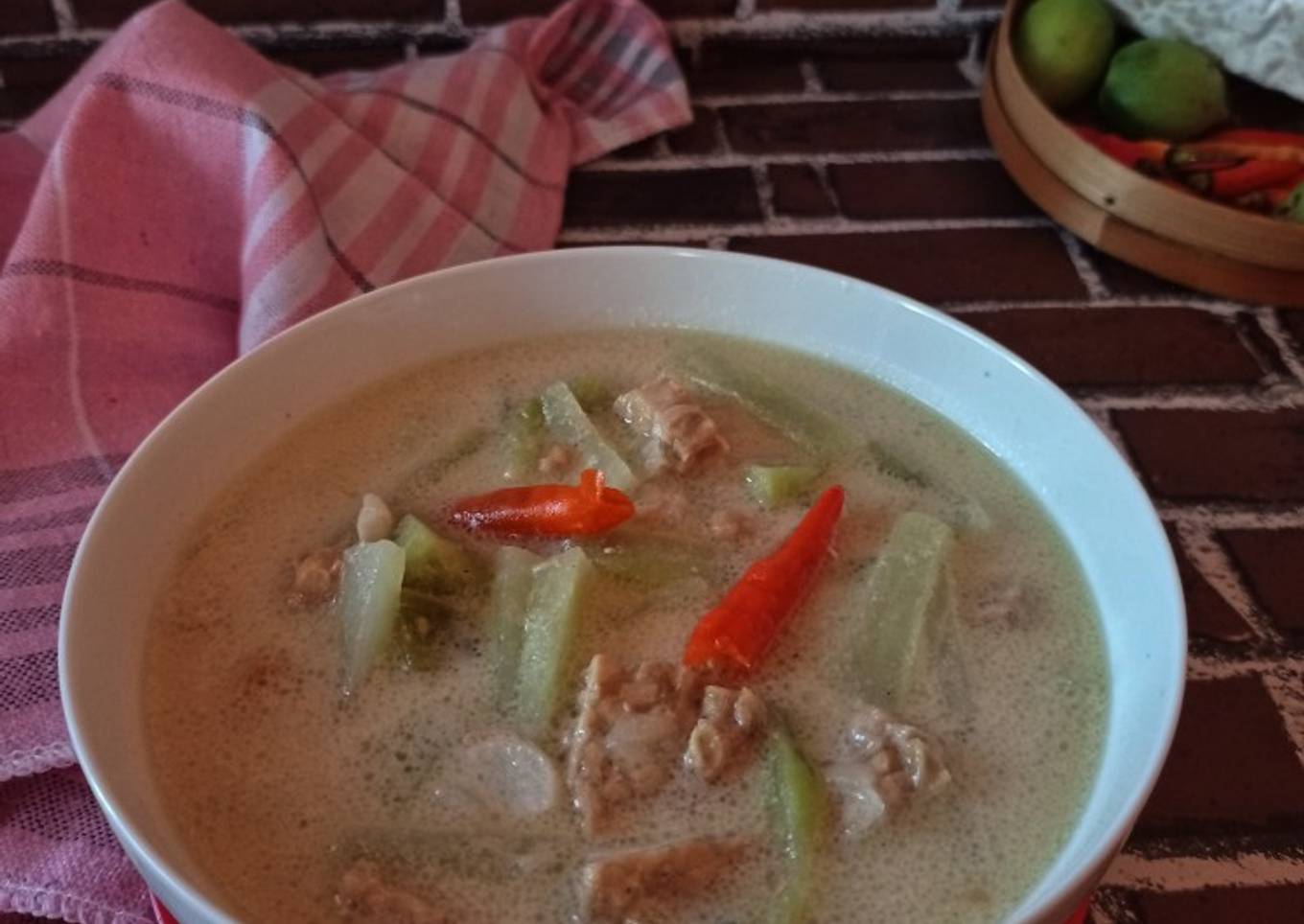 Tumis Labu Siam Tempe
