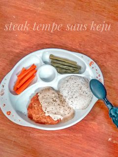 Foto resep Steak tempe saus keju