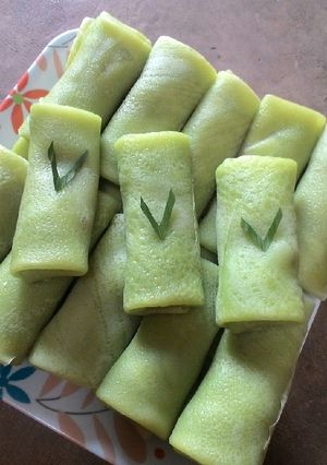 Foto resep Dadar gulung isi kelapa