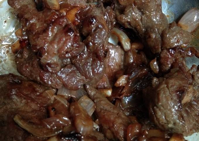 RECOMMENDED! Recipe Daging sapi panggang teriyaki