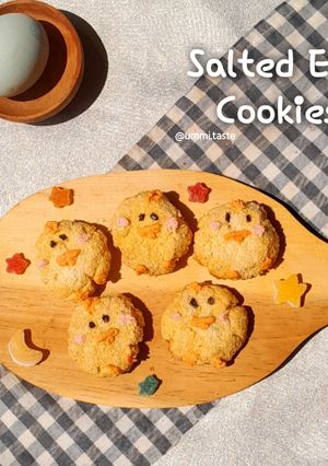 Foto resep Salted Egg Cookies (4 bahan saja)