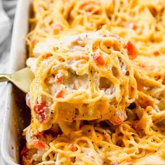 A picture of Chicken Spaghetti.