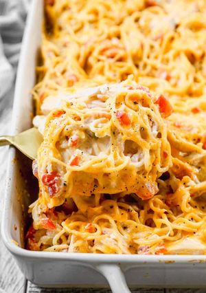 A picture of Chicken Spaghetti.