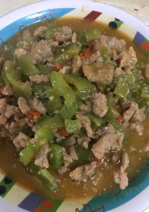 Foto resep Pare masak ayam kici buat anak