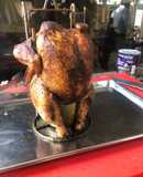 Pollo sentado ahumado al estilo Sonorense
