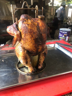 Una foto de Pollo sentado ahumado al estilo Sonorense