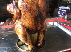 Una foto de Pollo sentado ahumado al estilo Sonorense