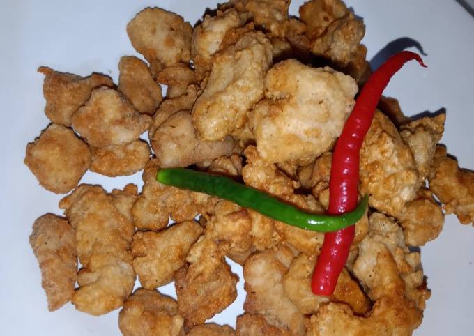 Resep Pop corn ayam 😂😂 oleh Dewi Wulandari - Cookpad