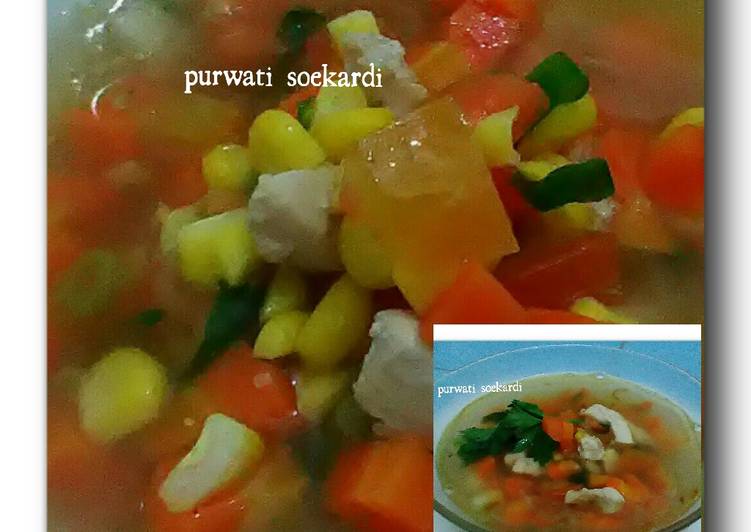 Sop jagung wortel..ala ala kfc