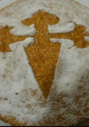 Una foto de Tarta de Santiago