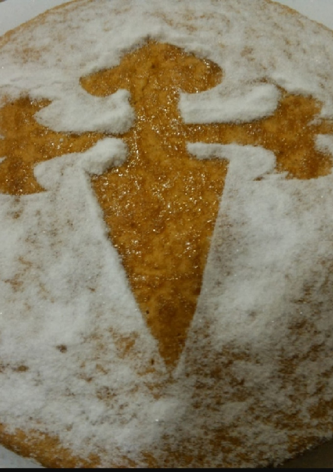 Una foto de Tarta de Santiago