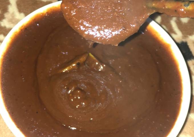 Bagaimana Menyiapkan 69. Kuah bumbu kacang #dietdiary yang Bisa Manjain Lidah