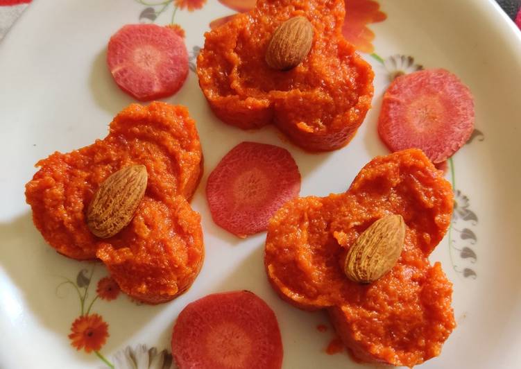 Simple Way to Make Favorite Carrot burfi