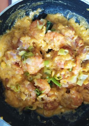 Foto resep Udang Saus Telur Asin