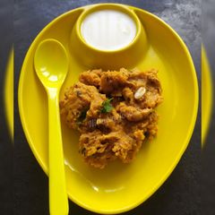 A picture of Jwaaricha Peethacha Upma / Jowar Flour Upma.