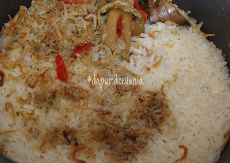 Nasi liwet ricecooker