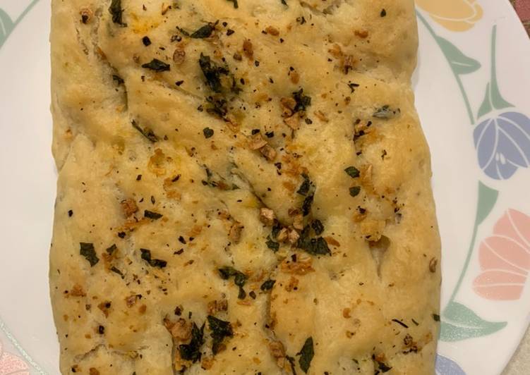 Steps to Prepare Homemade Focaccia bread