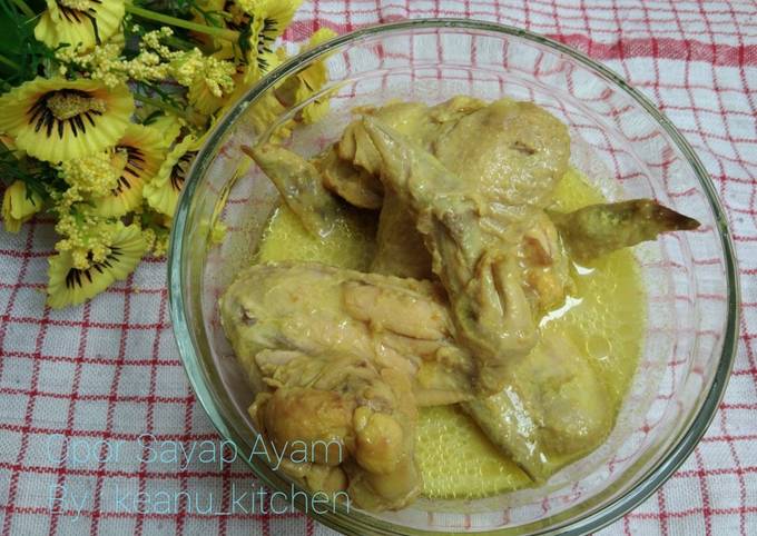 Langkah Mudah untuk Menyiapkan 131. Opor Sayap Ayam Anti Gagal