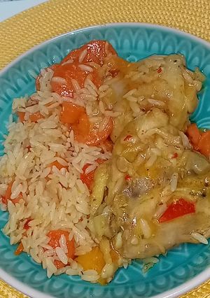Une photo de Poulet coco curry des Antilles