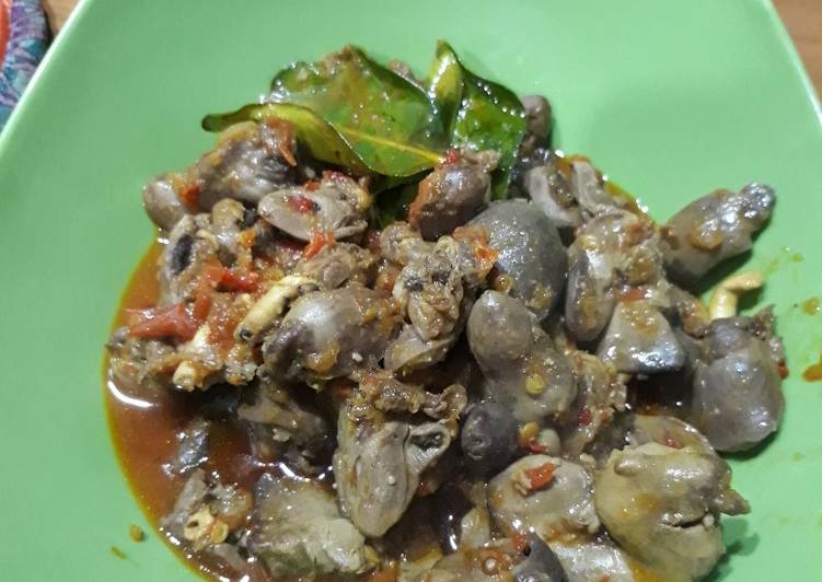 Bumbu Membuat Jantung ayam pedas Anti Gagal