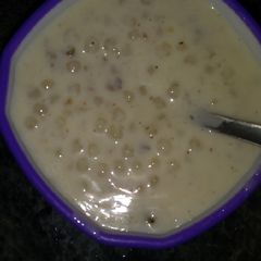 A picture of Sabudana kheer.