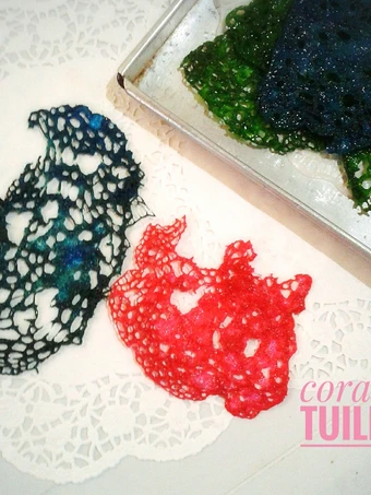 Cara Mudah Membikin Resep  Coral Tuile for Garnish yang Sempurna, Sempurna