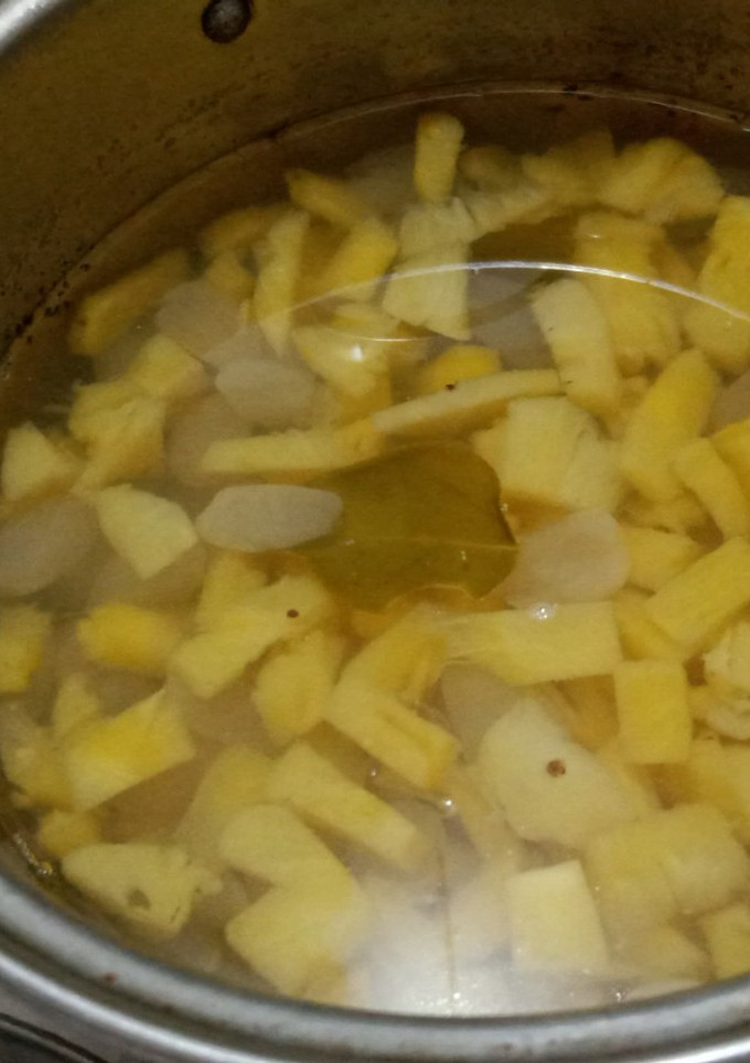 Foto resep Es Buah Nanas & Kolang Kaling