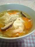 Vegetable-Packed Gyoza Soup