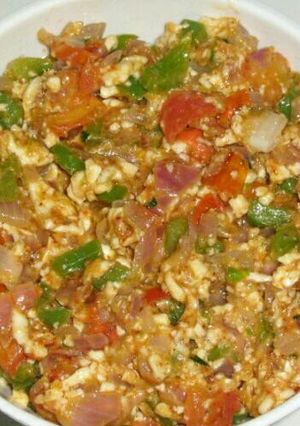 A picture of Paneer Bhurji.
