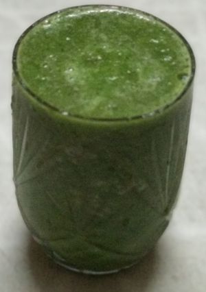 A picture of Healthy Green juice.