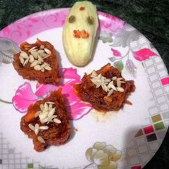 A picture of Jaggery mango launzi.