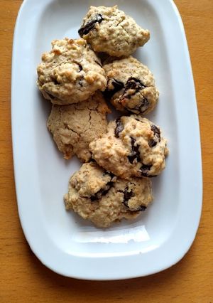 Φωτογραφία της συνταγής Cookies βρώμης με σοκολάτα
