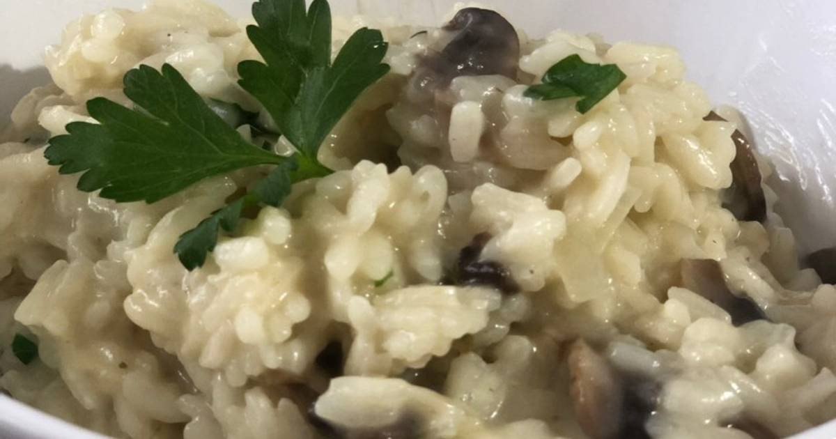 Risotto de hongos 🍄 Receta de Jimena Gutierrez Cookpad