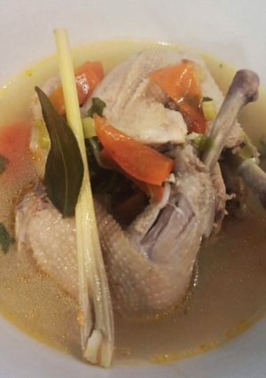 Foto resep Sup ayam segar mpasi