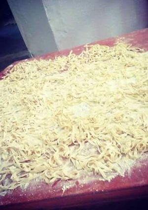 Una foto de Fideos caseros