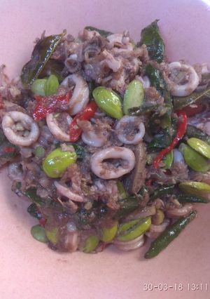Foto resep Cumi petai
