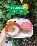 Bò viên sốt phô mai