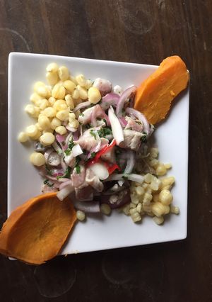 A picture of Ceviche.