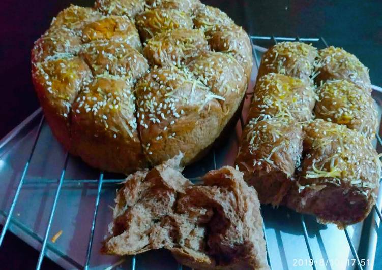 Roti kasur coklat(metode killer soft bread)
