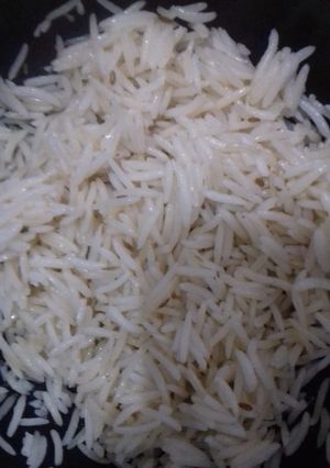 A picture of Plan salt rice.