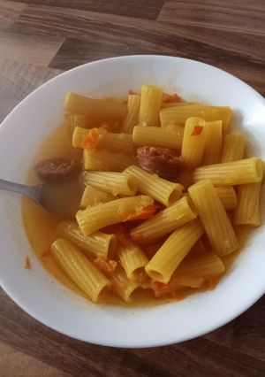 Foto principal de Sopa de macarrones a la jardinera