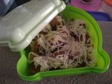 Pisang goreng topping keju