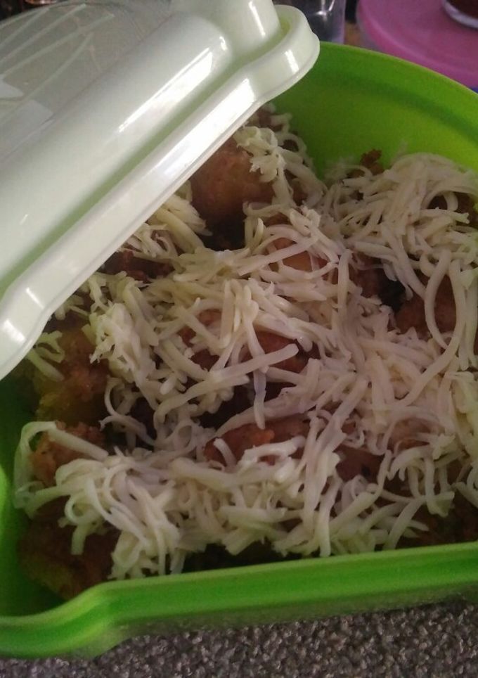 Foto resep Pisang goreng topping keju