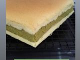 Matcha ogura cake