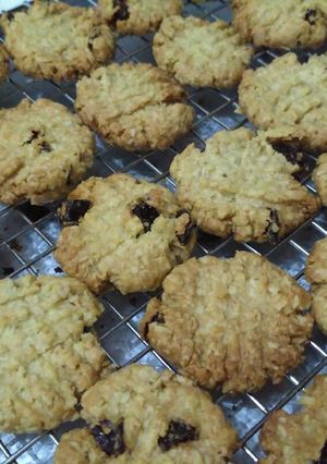 Foto resep Oatmeal raisin cookies
