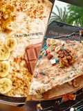 خبز التورتيلا بالشوكولاته والموز 🍫🍌
