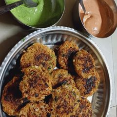 A picture of Soyabean cutlet.