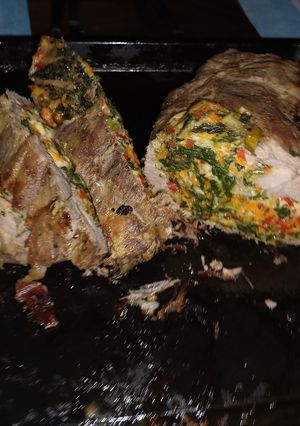 Una foto de Bondiola rellena